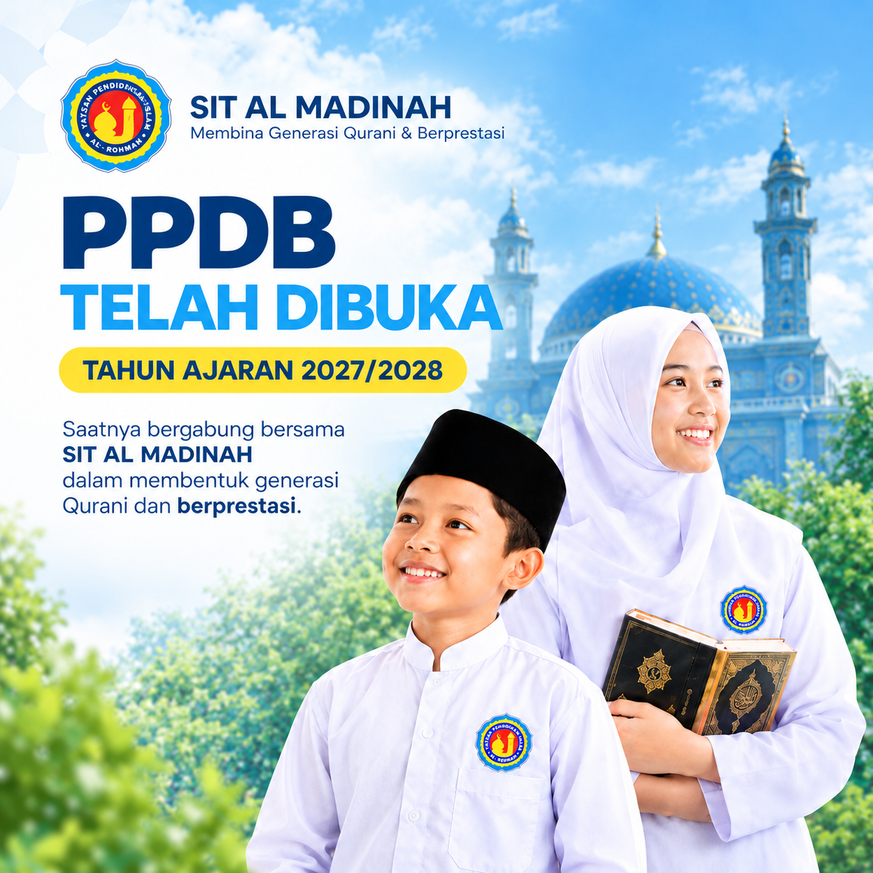 PPDB Telah Dibuka, Tahun Ajaran 2027/2028 SIT Al Madinah Bogor
