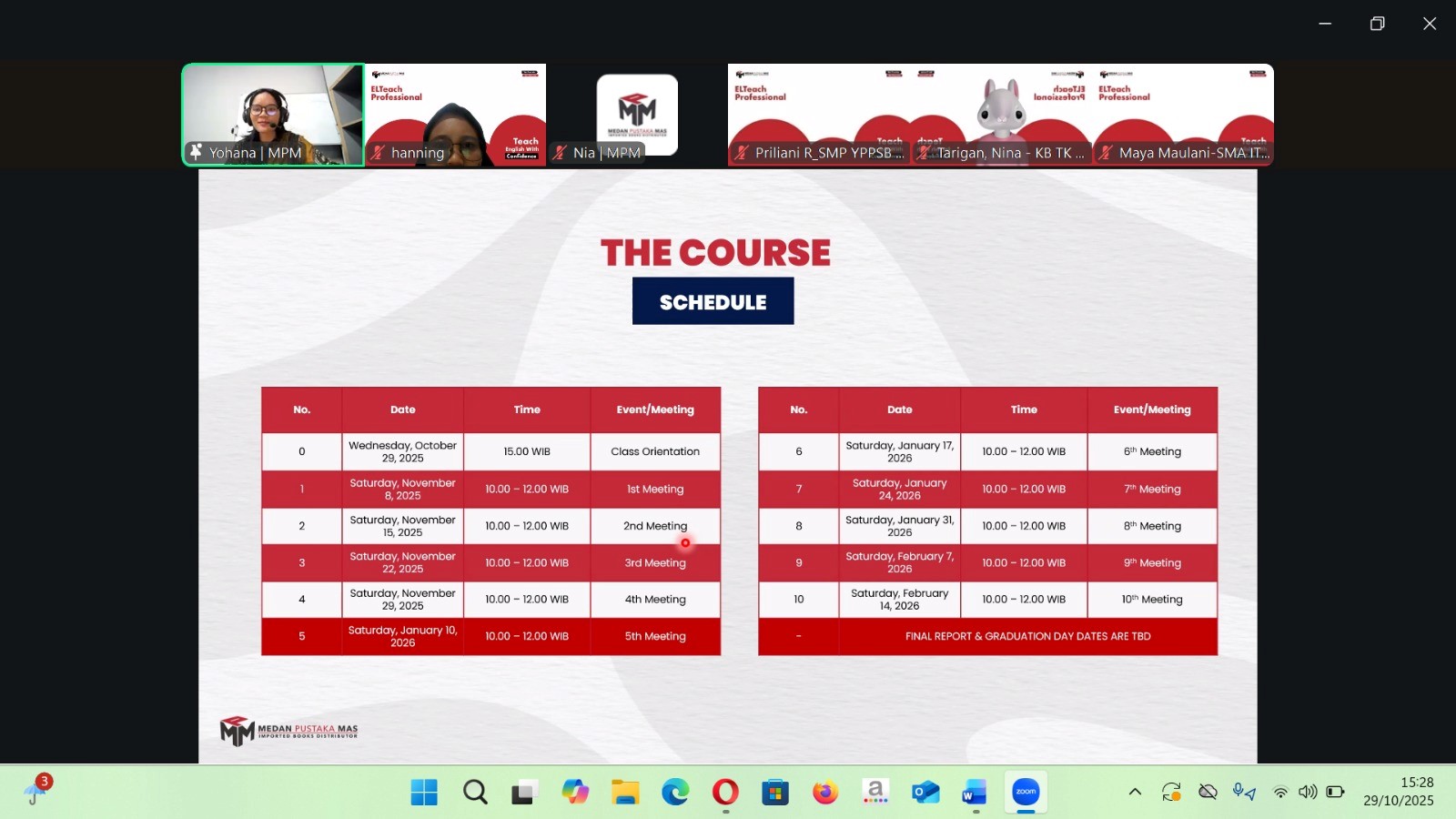 Program Pengembangan Bahasa Inggris (ELTeach Professional)