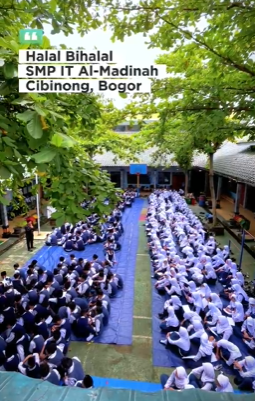 Hangatnya Silaturahmi Halal Bihalal di SMPIT Al-Madinah: Mempererat Ukhuwah dalam Nuansa Sekolah Islami dan Ramah Anak
