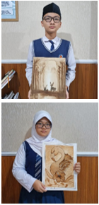 Asyiknya Berkarya dengan Ampas Kopi, Kreativitas Siswa Al Madinah Semakin Menginspirasi