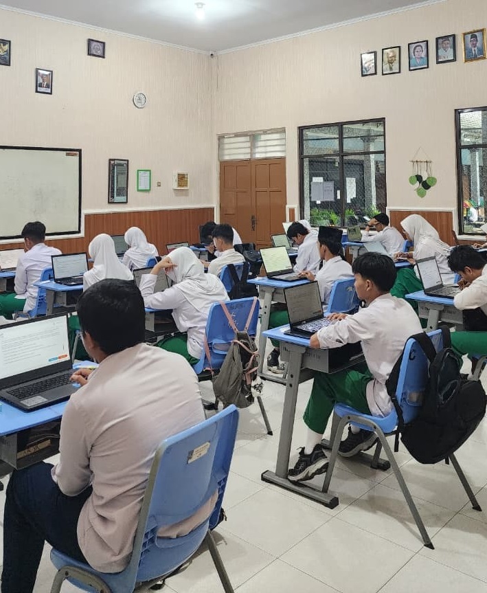 Kegiatan Tryout TKA (Tes Kompetensi Akademik) Kelas 9