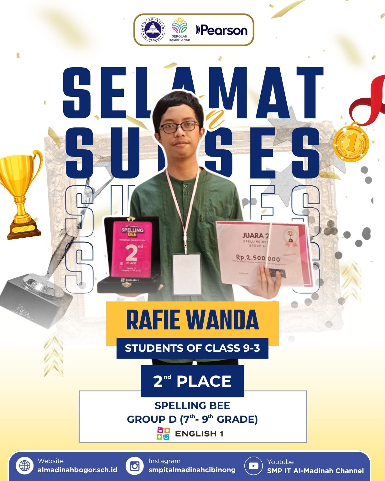 JUARA 2 LOMBA SPELLING BEE