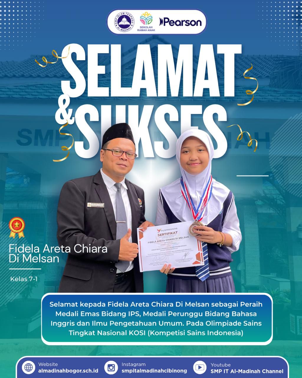 Peraih Medali Emas dan Medali Perunggu